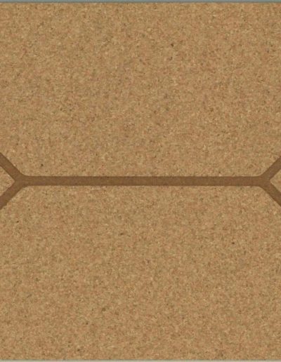 Granorte Groovy Saffron 048-683 groovy 3-dimensional cork wall tiles