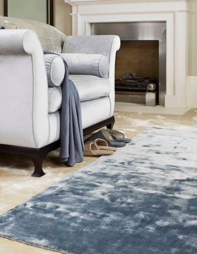 Jacaranda Carpets Simla Atlantic Blue + Ivory